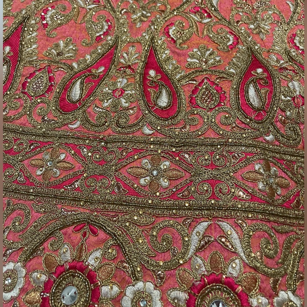 Pink lengha choli